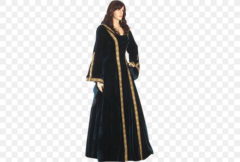 Middle Ages Velvet Dress English Medieval Clothing, PNG, 555x555px, Middle Ages, Clothing, Coat, Costume, Day Dress Download Free