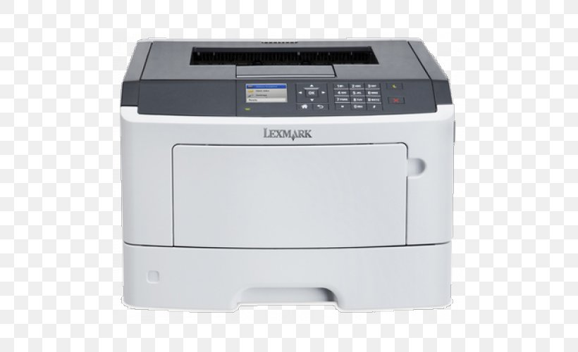 Lexmark MS510 Duplex Printing Laser Printing Printer, PNG, 500x500px, Lexmark, Computer Network, Duplex Printing, Electronic Device, Electronic Instrument Download Free