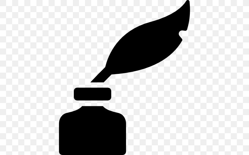 Quill Inkwell, PNG, 512x512px, Quill, Artwork, Beak, Black, Black And White Download Free