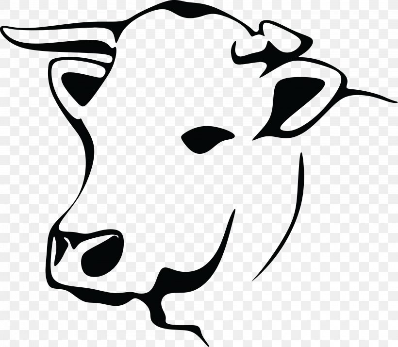 Cattle Stencil Painting Art Craft, PNG, 4000x3488px, Cattle, Art, Artwork, Black, Black And White Download Free