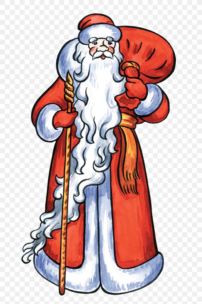 Ded Moroz Snegurochka Santa Claus Grandfather Ziuzia, PNG, 1181x1772px, Ded Moroz, Art, Character, Child, Christmas Download Free