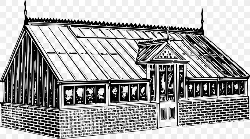 Drawing Greenhouse Clip Art, PNG, 1280x712px, Drawing, Architecture, Barn, Black And White, Building Download Free