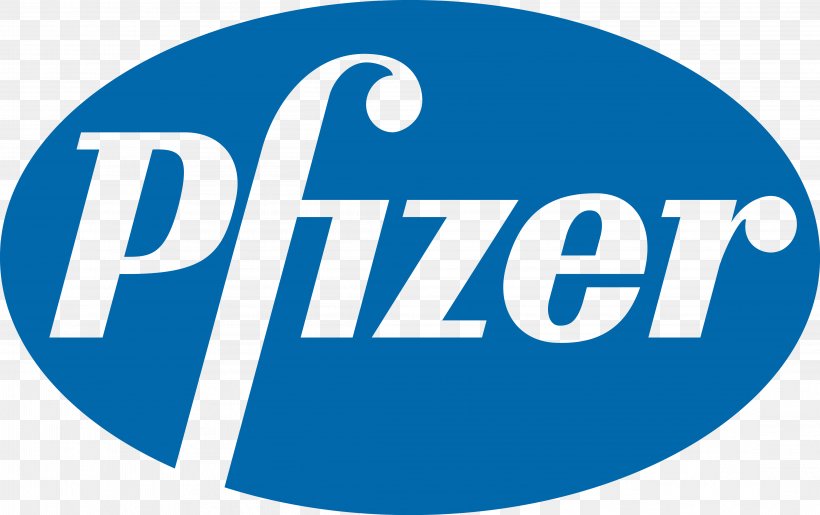 Pfizer Logo Business Pharmaceutical Industry Taliglucerase Alfa, PNG, 4429x2785px, Pfizer, Area, Blue, Brand, Business Download Free