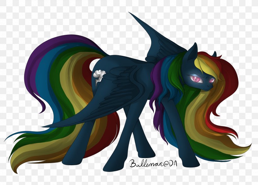 Rainbow Dash Princess Luna Pony Rarity Twilight Sparkle, PNG, 2500x1800px, Rainbow Dash, Art, Deviantart, Fictional Character, Horse Download Free