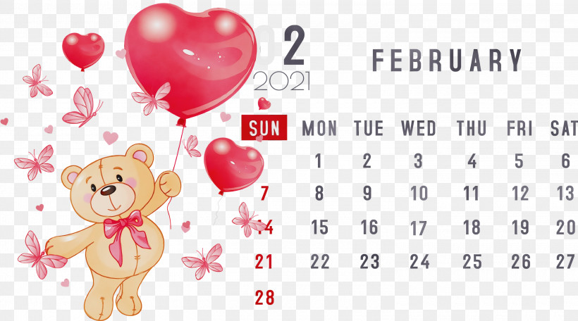 Teddy Bear, PNG, 3000x1669px, 2021 Calendar, Bears, Birthday, Cartoon, Cuteness Download Free