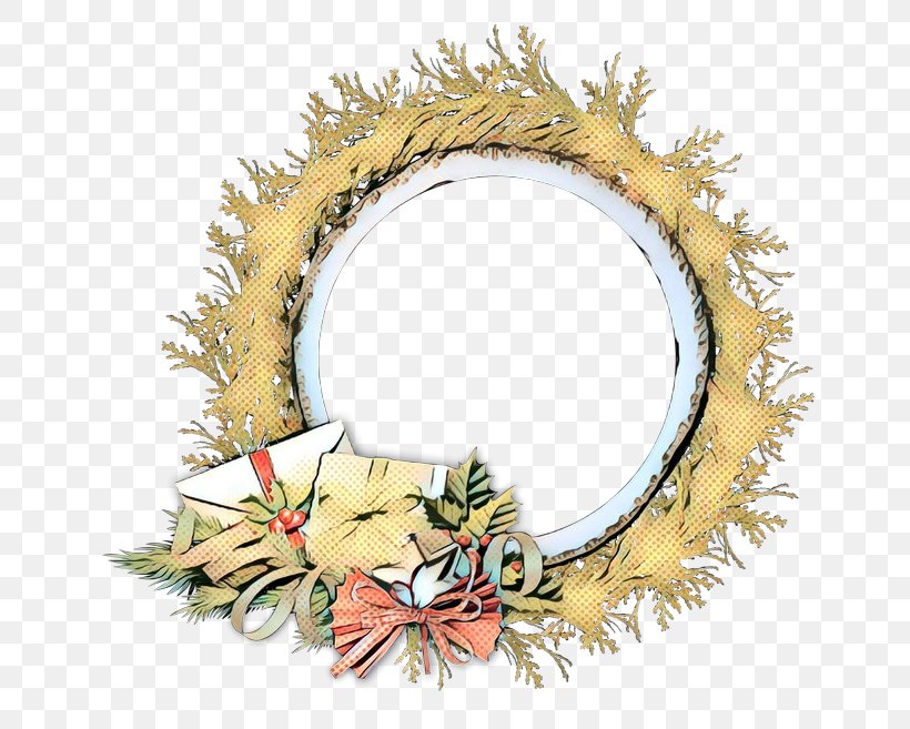 Christmas Decoration Cartoon, PNG, 702x657px, Wreath, Christmas Decoration, Interior Design, Leaf, Picture Frames Download Free