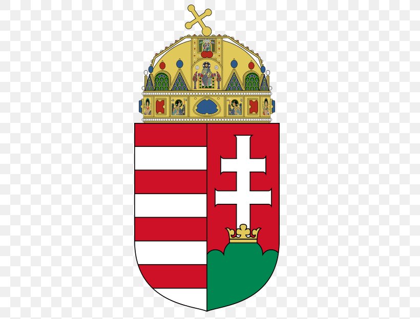Coat Of Arms Of Hungary Austria-Hungary Kingdom Of Hungary, PNG, 448x623px, Coat Of Arms Of Hungary, Area, Austriahungary, Christmas Ornament, Coat Of Arms Download Free