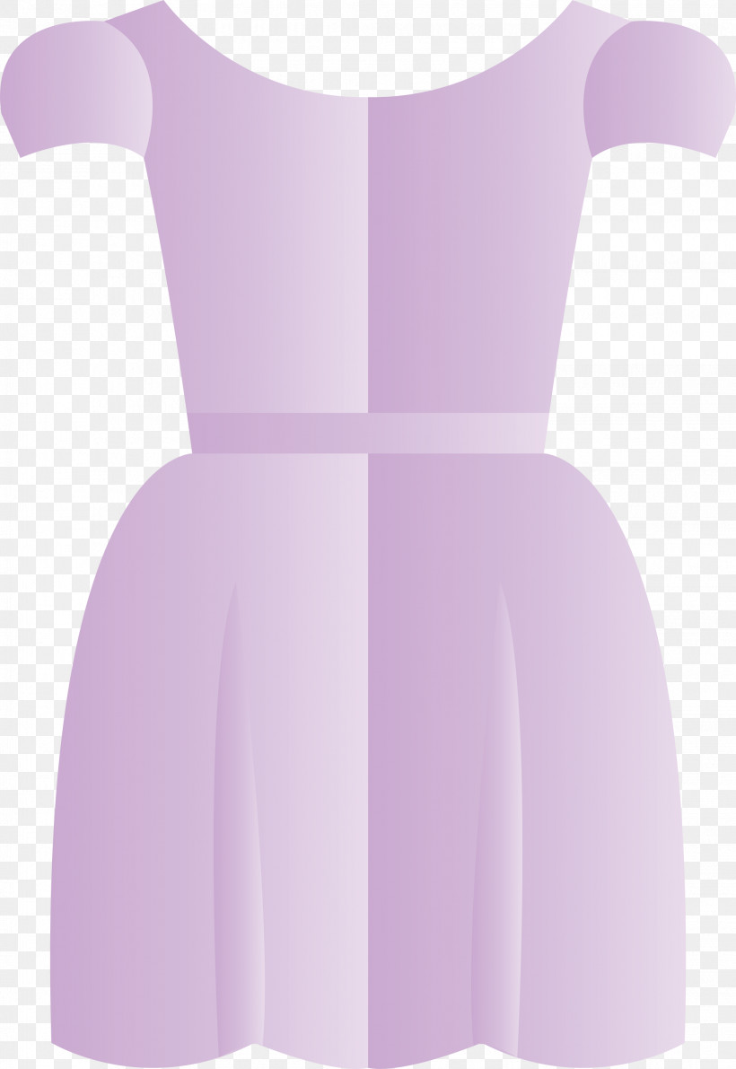 Lavender, PNG, 2064x3000px, Watercolor Dress, Clothing, Cocktail Dress, Costume, Day Dress Download Free