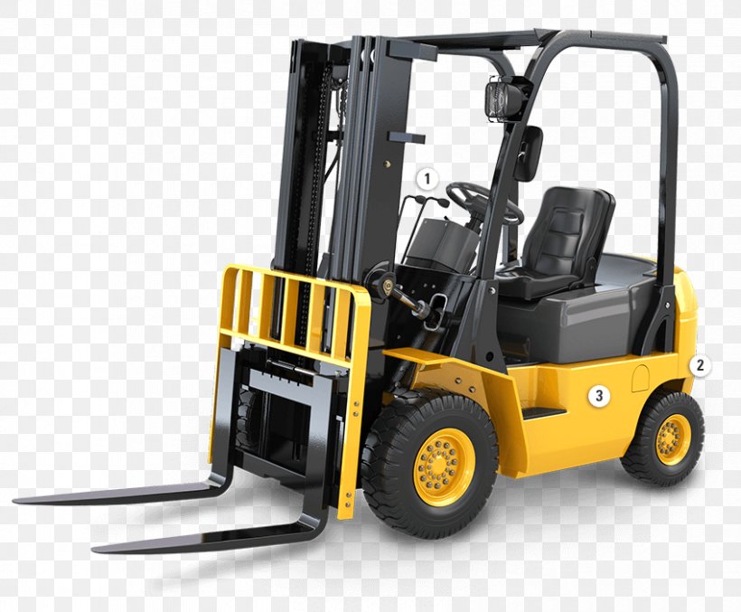 Forklift Caterpillar Inc. Counterweight Heavy Machinery Liquefied Petroleum Gas, PNG, 850x702px, Forklift, Aerial Work Platform, Caterpillar Inc, Counterweight, Cylinder Download Free