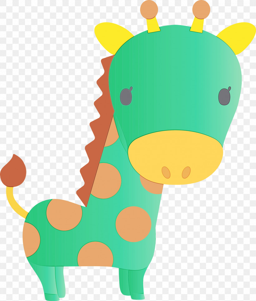 Giraffe Giraffidae Cartoon Animal Figure Toy, PNG, 2557x3000px, Watercolor, Animal Figure, Cartoon, Giraffe, Giraffidae Download Free