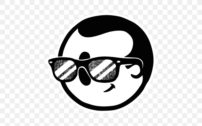 Sunglasses Goggles Clip Art, PNG, 512x512px, Glasses, Black And White, Brand, Eyewear, Goggles Download Free