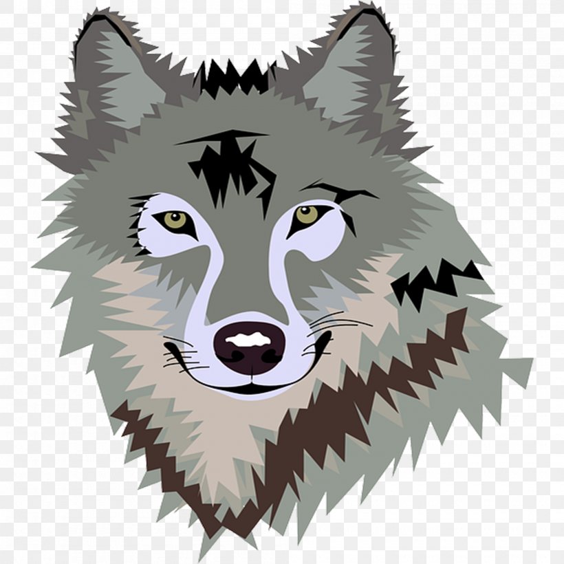 Gray Wolf Animal Illustrations Coyote Clip Art, PNG, 2000x2000px, Gray Wolf, Animal Illustrations, Black Wolf, Blog, Carnivoran Download Free