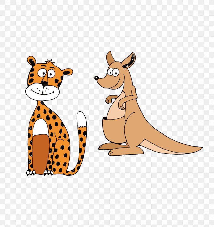 Leopard Kangaroo Cartoon Clip Art, PNG, 1240x1314px, Leopard, Big Cat, Big Cats, Black, Carnivoran Download Free