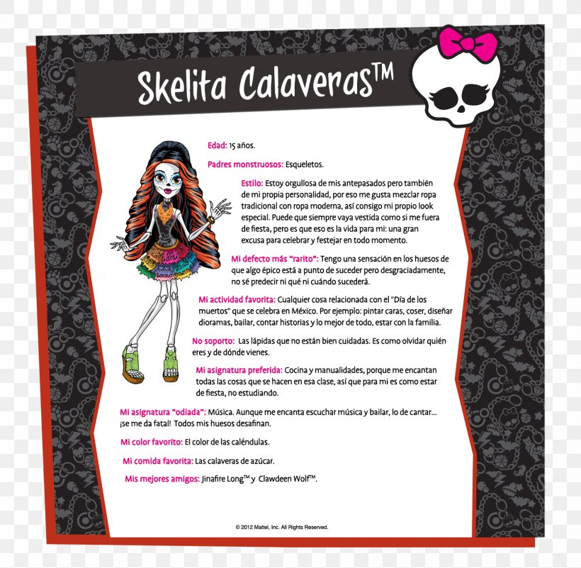 Monster High Advertising Blog Film Time, PNG, 1500x1466px, Monster High, Advertising, Biography, Blog, Film Download Free