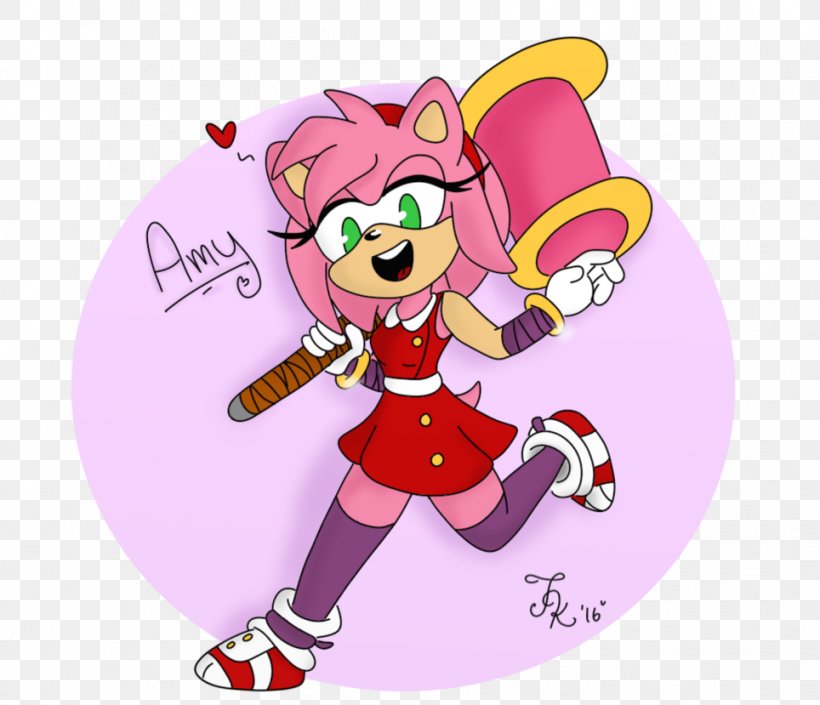 Amy Rose Sonic The Hedgehog Equestria, PNG, 964x829px, Watercolor, Cartoon, Flower, Frame, Heart Download Free