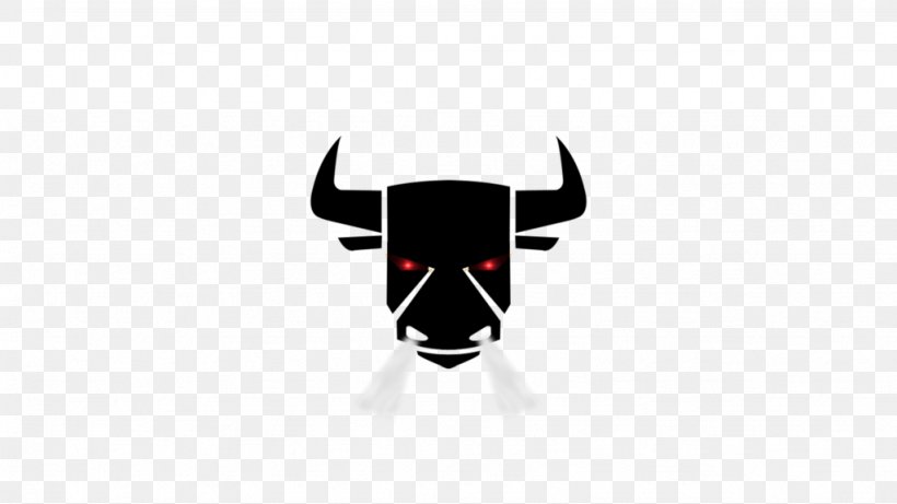 Cattle Desktop Wallpaper Logo, PNG, 1024x576px, Cattle, Animal, Black, Black And White, Brand Download Free