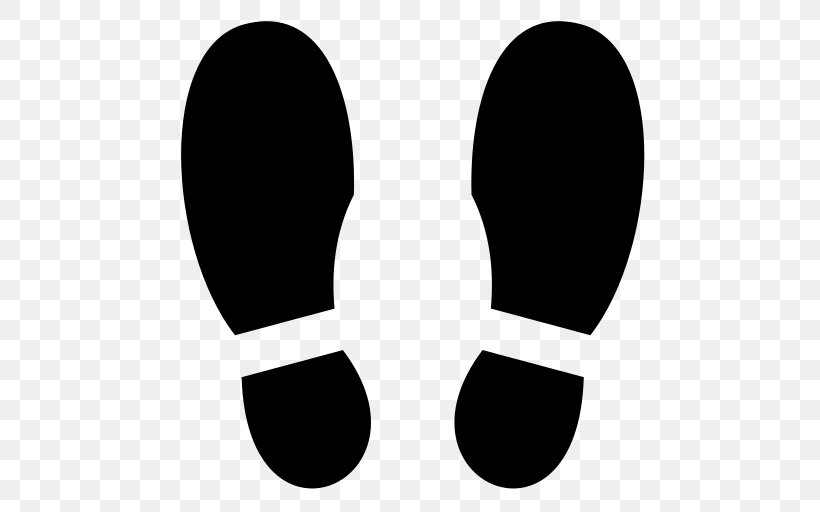 Footprint Shoe Finger Sand, PNG, 512x512px, Footprint, Barefoot, Black, Black And White, Boot Download Free