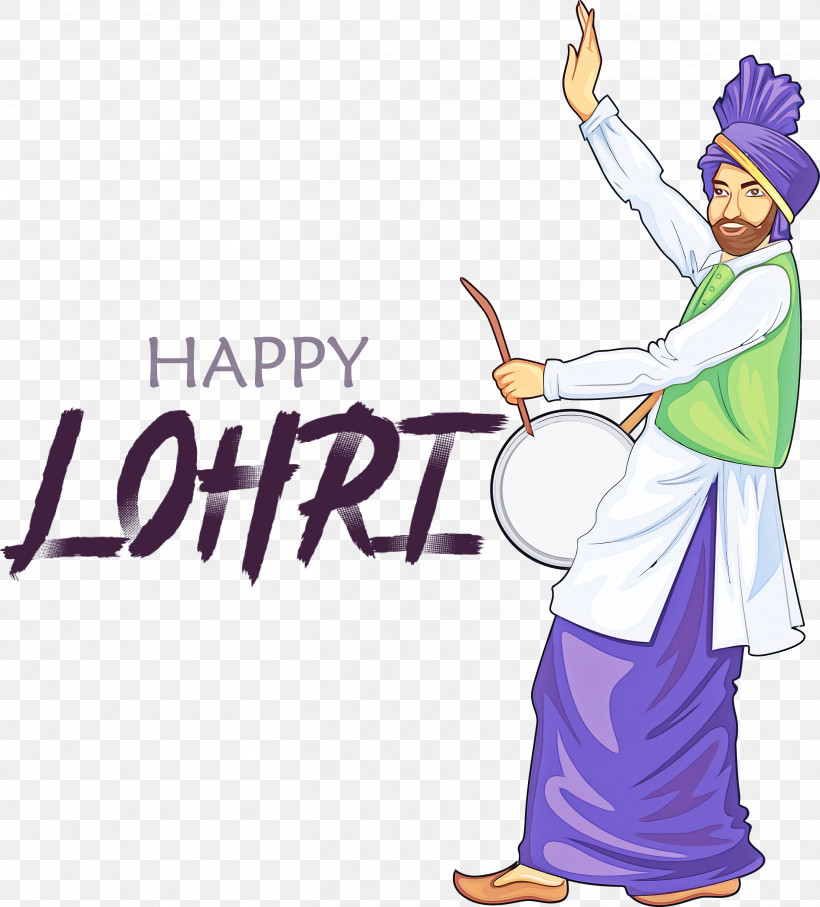 Happy Lohri, PNG, 2710x3000px, Happy Lohri, Bhangra, Bol Punjabi, Dhol, Giddha Download Free