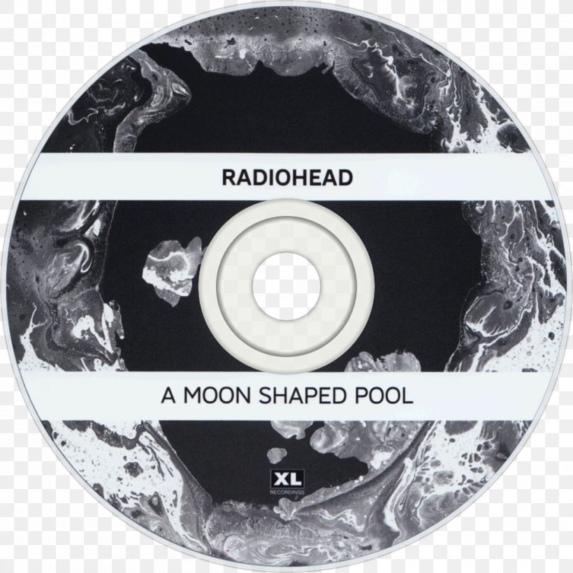 A Moon Shaped Pool Compact Disc Radiohead OK Computer XL Recordings, PNG, 1000x1000px, Watercolor, Cartoon, Flower, Frame, Heart Download Free