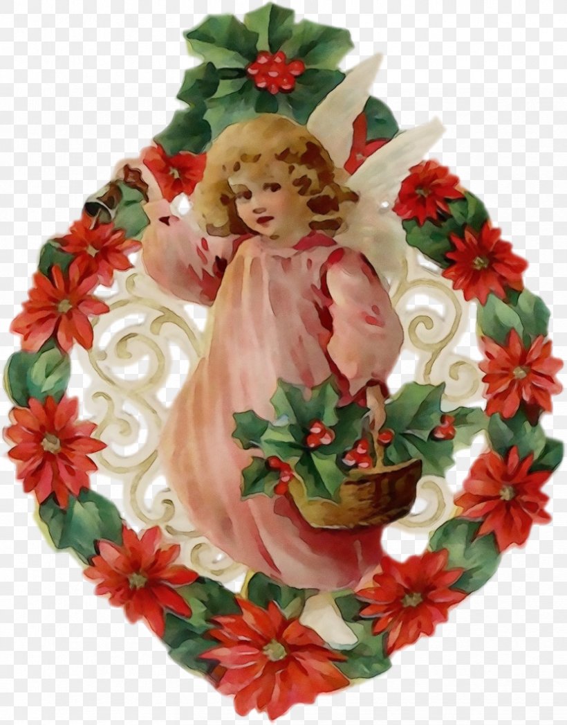 Christmas Decoration, PNG, 832x1063px, Watercolor, Angel, Christmas, Christmas Decoration, Christmas Ornament Download Free