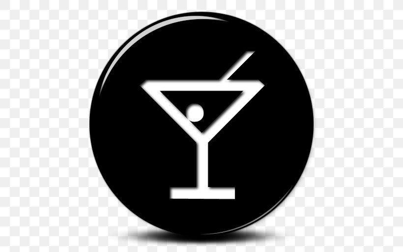 Cocktail Distilled Beverage Martini Fizzy Drinks Beer, PNG, 512x512px, Cocktail, Alcoholic Drink, Bar, Beer, Black And White Download Free