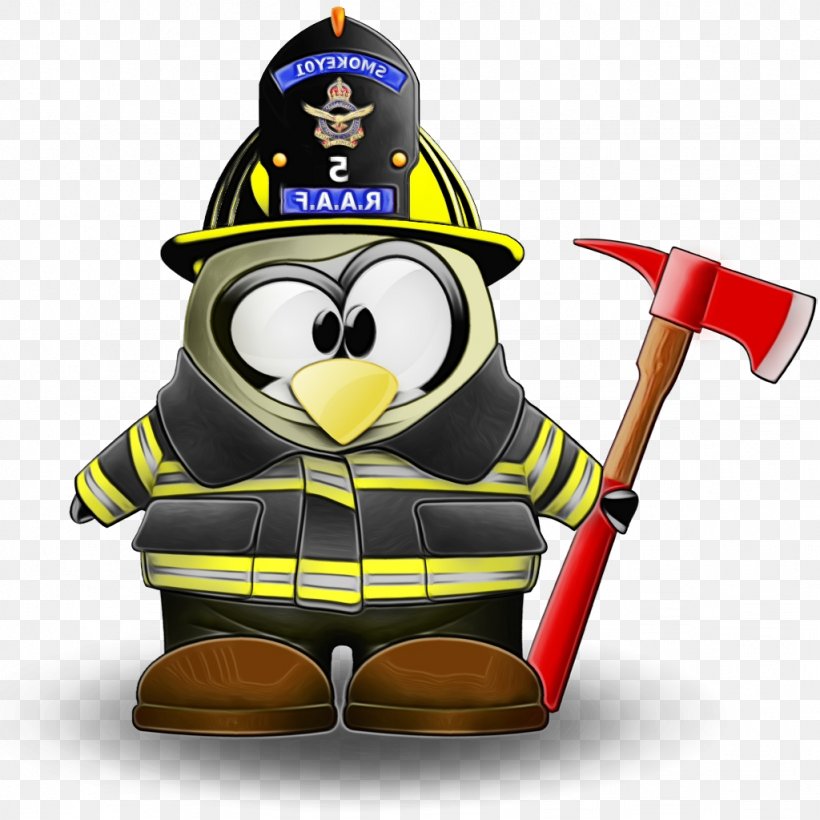 Firefighter Cartoon, PNG, 1024x1024px, Watercolor, Action Figure, Animation, Bird, Cartoon Download Free