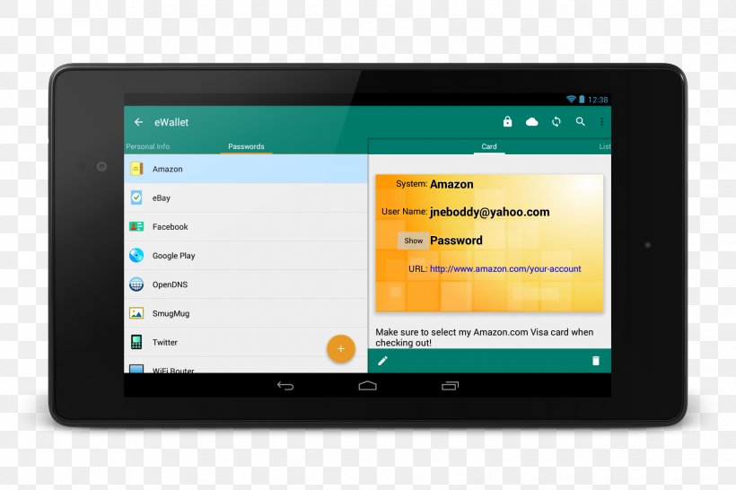 Tablet Computers Digital Wallet Computer Software Android Password Manager, PNG, 1934x1289px, Tablet Computers, Android, Apple, Brand, Computer Program Download Free