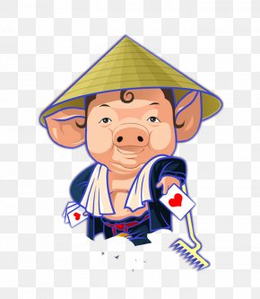 Cute Cartoon Pig - The Legend Of Mir 2 Domestic Pig Dou Dizhu Logo PNG