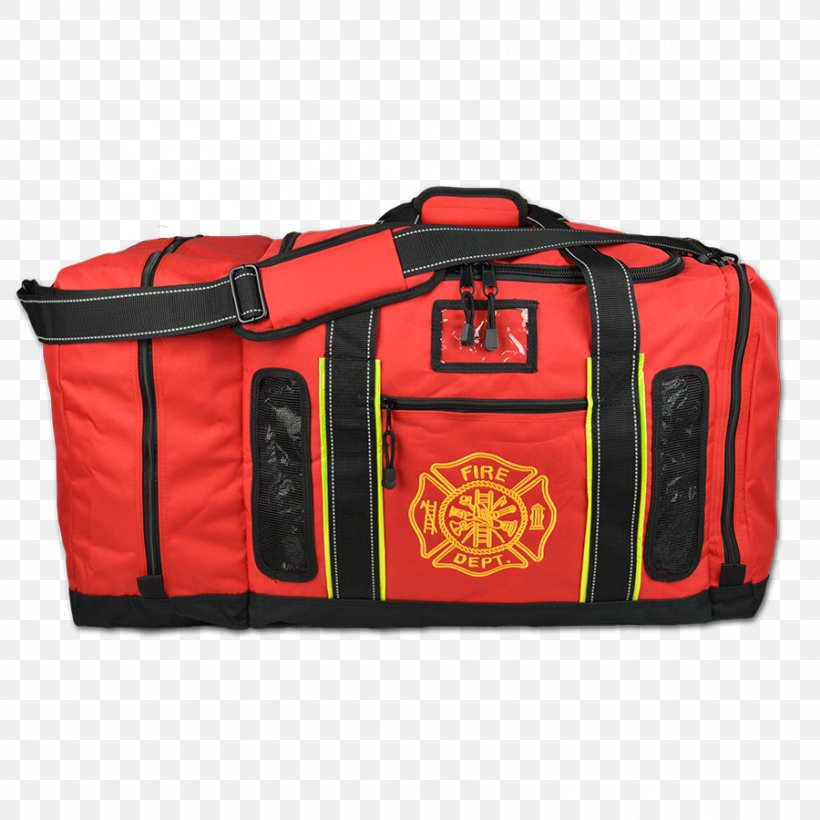 Bunker Gear Firefighter Bag Red Backpack, PNG, 900x900px, Bunker Gear, Backpack, Bag, Duffel Bag, Duffel Bags Download Free