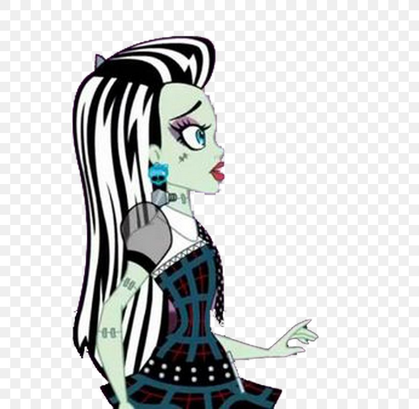 Frankie Stein Clawdeen Wolf Monster High Doll, PNG, 540x800px, Watercolor, Cartoon, Flower, Frame, Heart Download Free