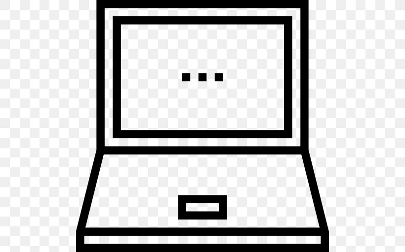 Laptop Handheld Devices, PNG, 512x512px, Laptop, Area, Black, Black And White, Brand Download Free