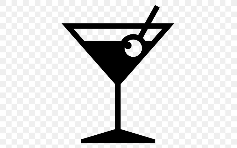 Martini Cocktail Glass Margarita, PNG, 512x512px, Martini, Alcoholic Drink, Area, Bar, Black And White Download Free