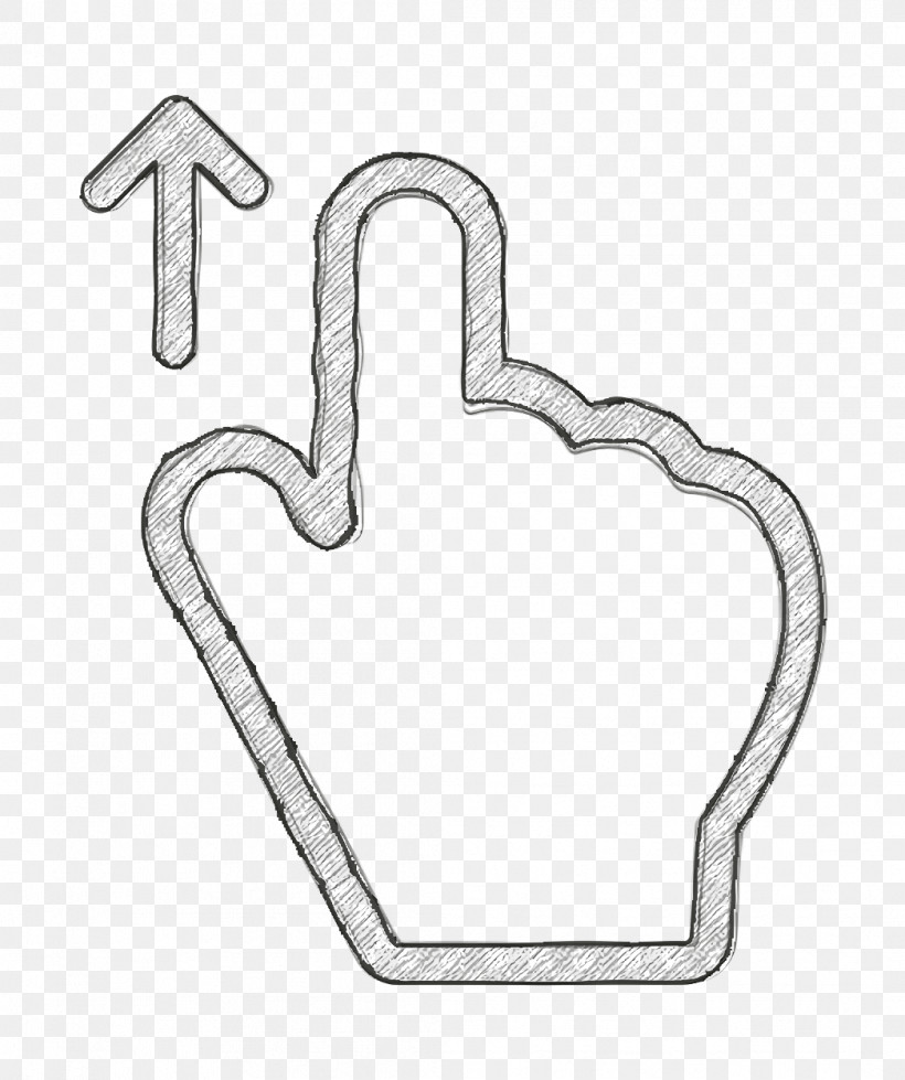 Basic Hand Gestures Lineal Icon Swipe Up Icon Hand Icon, PNG, 1046x1250px, Basic Hand Gestures Lineal Icon, Black And White M, Hand Icon, Hm, Jewellery Download Free