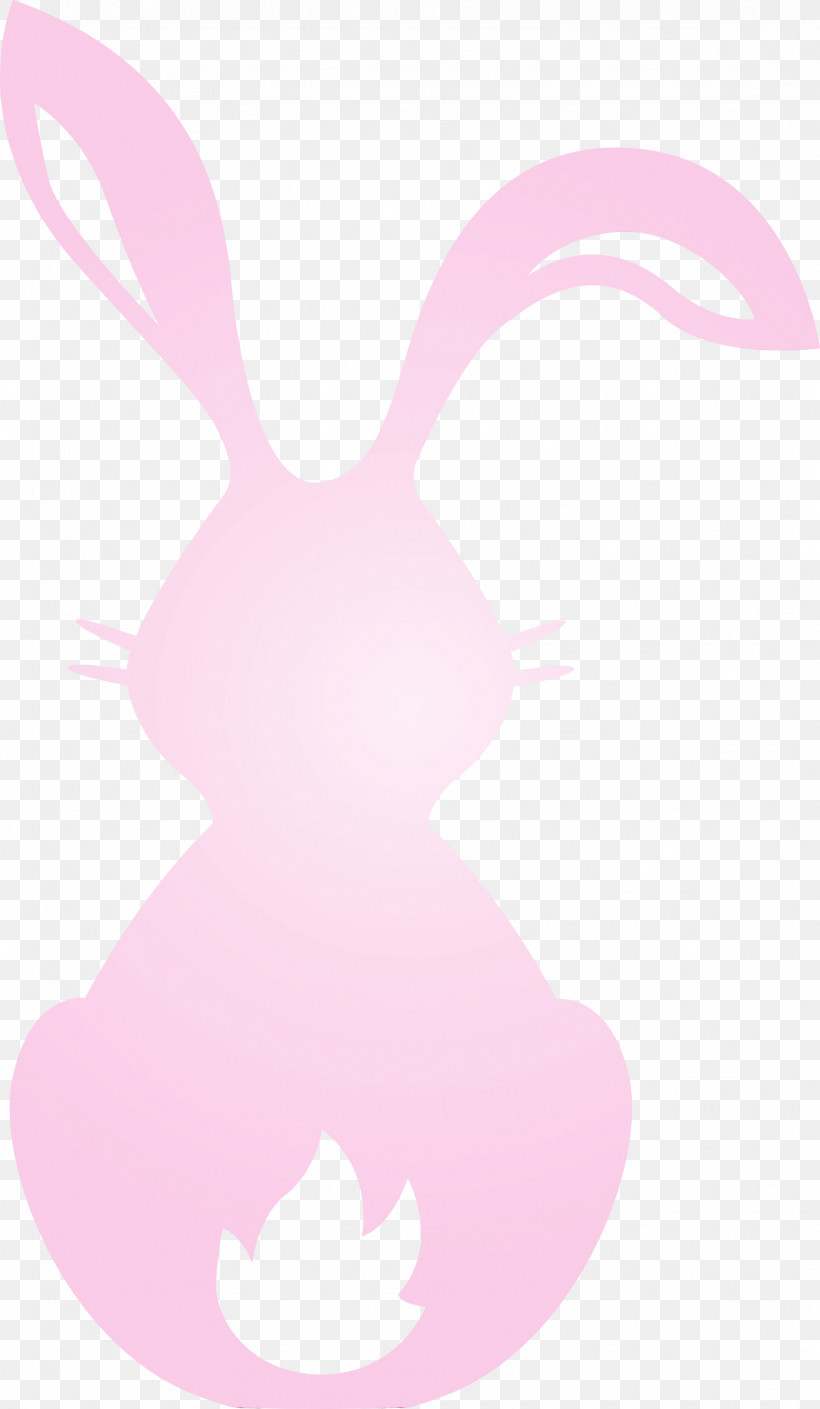 Easter Bunny, PNG, 1745x3000px, Cute Bunny, Easter Bunny, Easter Day, Magenta, Material Property Download Free