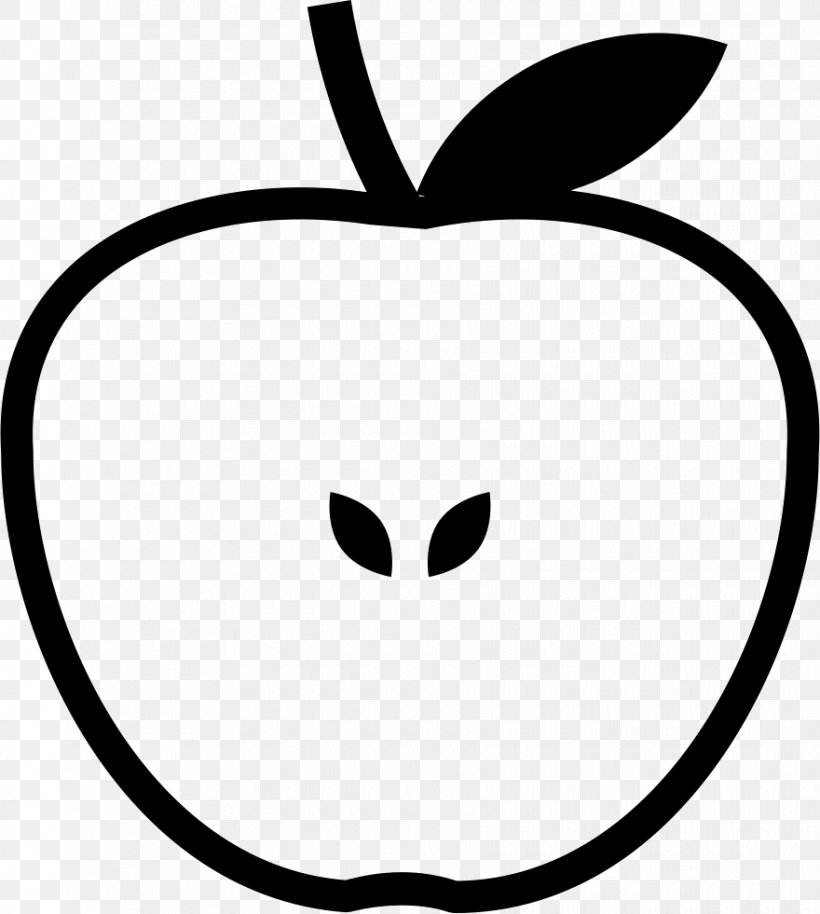 Half Apple, PNG, 880x981px, Apple, Black, Black And White, Emotion, Eye Download Free