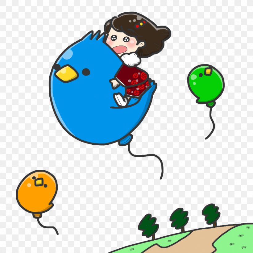 Balloon Cartoon Line Clip Art, PNG, 1000x1000px, Balloon, Area, Artwork, Cartoon, Happiness Download Free