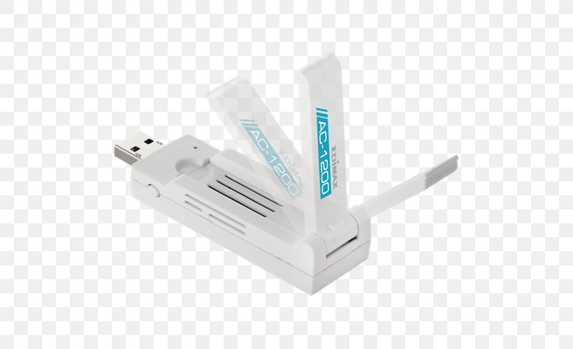 Network Cards & Adapters AC1200 Wireless Dual-band USB Adapter IEEE 802.11ac, PNG, 500x500px, Network Cards Adapters, Ac Adapter, Adapter, Computer Network, Edimax Download Free