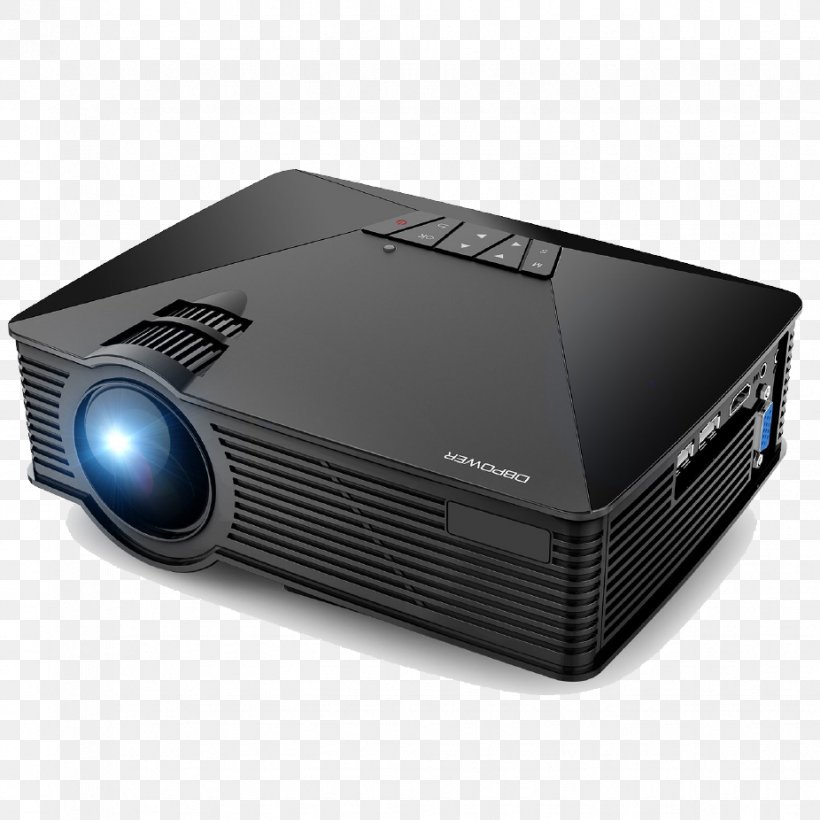 Output Device Multimedia Projectors Handheld Projector Home Theater Systems, PNG, 926x926px, Output Device, Brookstone Pocket Projector, Cinema, Contrast, Electronics Download Free