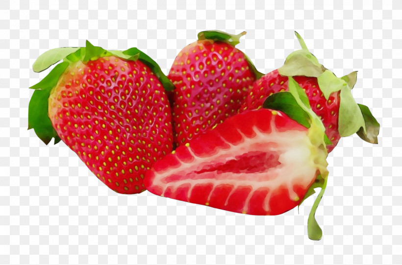 Strawberry, PNG, 1280x845px, Watercolor, Berry, Color, Fruit, Paint Download Free