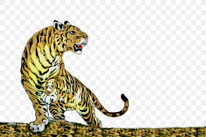 Tiger Cheetah Cat Whiskers Terrestrial Animal, PNG, 1024x683px, Tiger, Adaptation, Animal, Animal Figure, Bengal Tiger Download Free