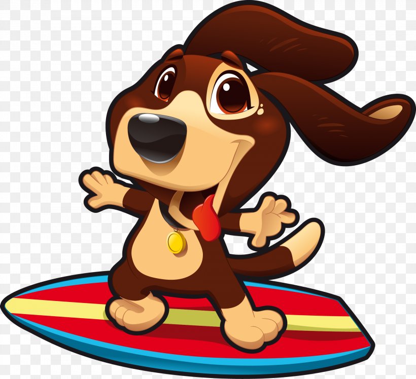 Dog Surfing Dog Surfing Puppy Clip Art, PNG, 2091x1909px, Dog, Big Wave Surfing, Can Stock Photo, Carnivoran, Cartoon Download Free