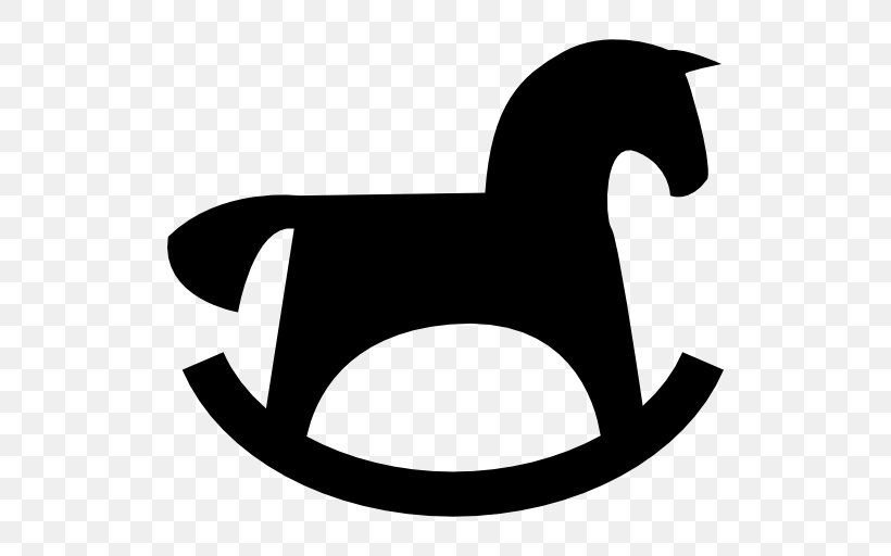 Rocking Horse Silhouette, PNG, 512x512px, Horse, Artwork, Black, Black And White, Carnivoran Download Free