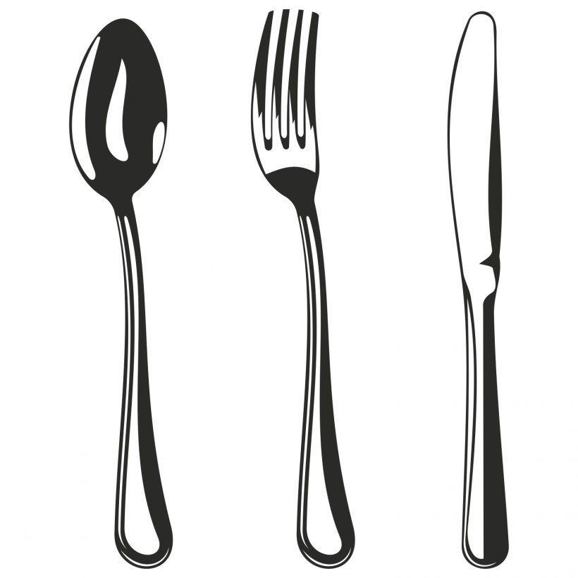 Knife Fork Spoon Clip Art, PNG, 1500x1500px, Knife, Cutlery, Fork, Kitchen Utensil, Plate Download Free