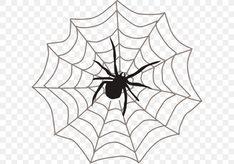 Spider-Man Spider Web Itsy Bitsy Spider Clip Art, PNG, 600x574px, Spider, Area, Black And White, Blog, Free Content Download Free