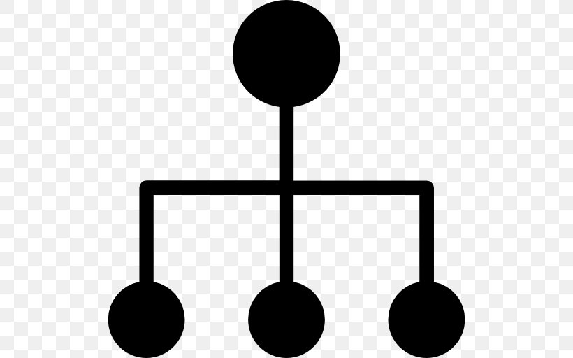 Hierarchical Organization Clip Art, PNG, 512x512px, Hierarchical Organization, Artwork, Black And White, Business, Diagram Download Free