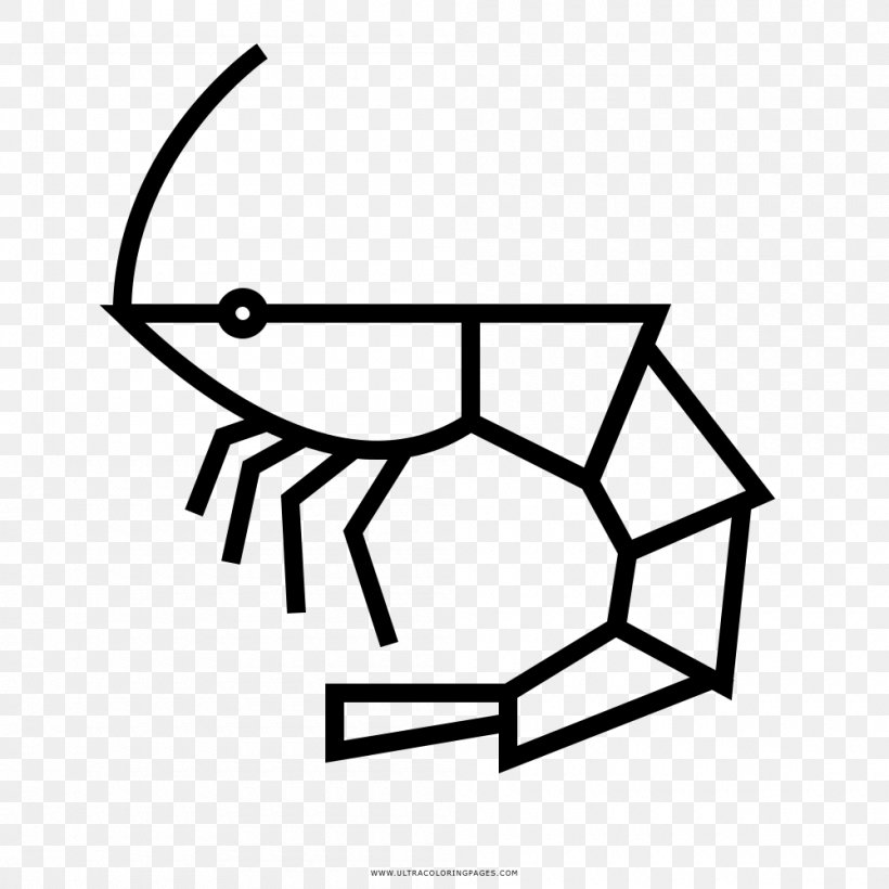 Caridea Drawing Coloring Book Painting Clip Art, PNG, 1000x1000px, Caridea, Animal, Area, Ausmalbild, Black And White Download Free