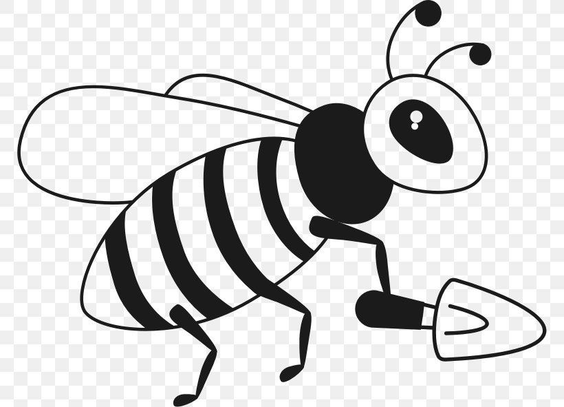 Honey Bee Honeycomb Insect Clip Art, PNG, 770x591px, Honey Bee, Apiary, Art, Artwork, Bee Download Free