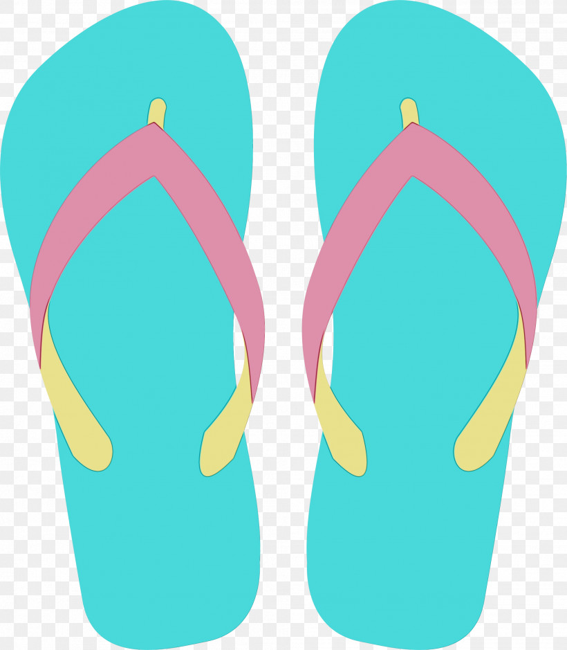 Slipper Sandal Flip-flops Shoe Footwear, PNG, 2021x2315px, Watercolor, Boot, Flipflops, Footwear, Handbag Download Free