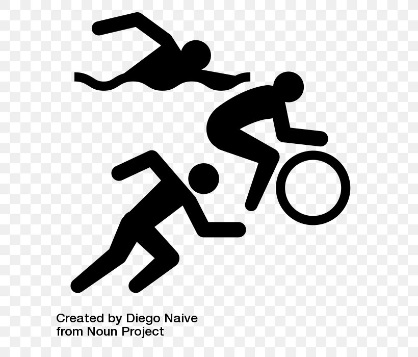 Triathlon 2016 Summer Olympics Olympic Games Sport Cycling, PNG, 700x700px, Triathlon, Area, Athlete, Black, Black And White Download Free