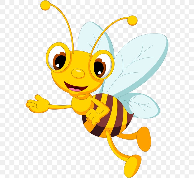 Bee Clip Art, PNG, 604x755px, Bee, Art, Bumblebee, Butterfly, Cartoon Download Free